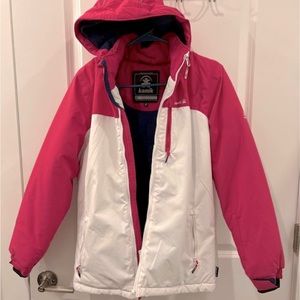 Girls XL snow jacket pink